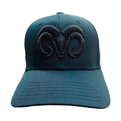 Navy Sheepskin cap with navy logo